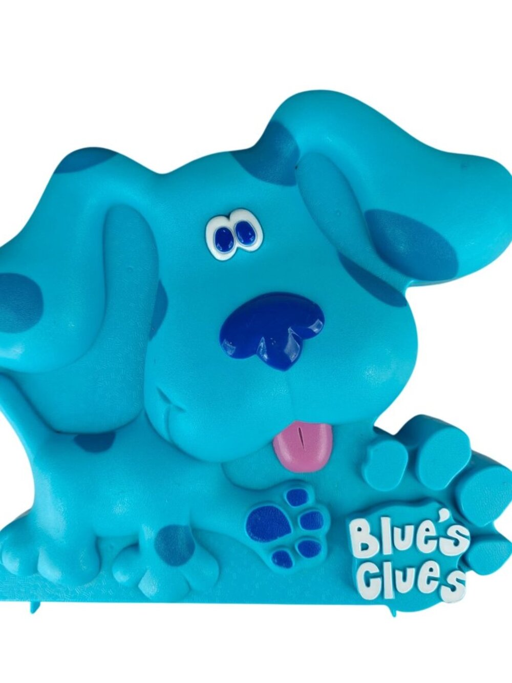 Vintage Blue's Clues 1998 Plastic Carry Case Puppy Design Light Blue Nickelodeon